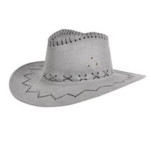 George Jimmy Men/ Women Costume Hats Cowboy Hat Party Hat -Gray - £22.24 GBP