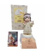 Precious Moments 1992 Bless-Um You Bisque Porcelain Figurine #527335 W/ Box - $349.63 MXN