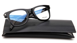 New Saint Laurent Paris SL 50 SLIM 001 Black Eyeglasses Frame 50-24-145mm B40mm - $220.49