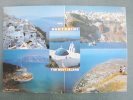 Santorini Best Island Sirtaki Fira Oia Postcard - Show Original Title Origin... - £10.18 GBP