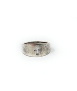 James Avery 925 Sterling Silver Wide Crosslet Ring Size 5.5 - $44.55