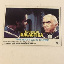 BattleStar Galactica Trading Card 1978 Vintage #124 Lorne Greene - £1.55 GBP