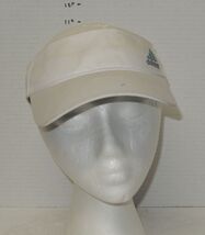 Adidas Golf Visor Hat Cap White Blue - $14.80