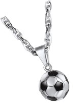 Stainless Steel 3D Soccer Football/Basketball Charm - $58.79