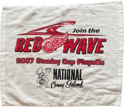 2007 NHL Stanley Cup Playoffs Rally Towel Detroit Red Wings - £7.98 GBP
