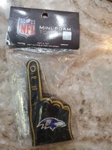 Rico NFL Baltimore Ravens Mini Foam Finger Antenna Topper 3.5&quot;H x 1.75&quot;W... - $4.99