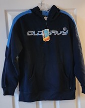 Old Navy Kids Size M (8) Blue Techie Fleece Pullover Hoodie - Blue on Blue - £13.54 GBP