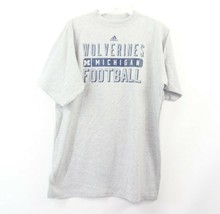 New Adidas Size 16-18Y University of Michigan Football Spell Out T-Shirt... - $18.76