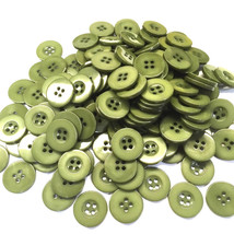 Olive Buttons, 32 Line, 13/16&quot; (20mm)  - Medium/Large, Pack of 100 - £5.52 GBP
