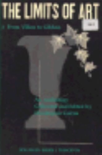 LIMITS OF ART 2: FROM VILLON TO GIBBON By Huntington Cairns PB - $9.99
