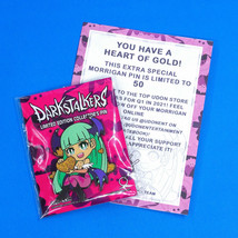 UDON Darkstalkers Morrigan Valentine&#39;s Day Heart of Gold Pin Limited Edition /50 - £631.52 GBP