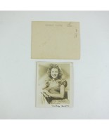 Shirley Temple Photograph 1832 &amp; Envelope 5x4 Hollywood Actress Vintage ... - £23.97 GBP