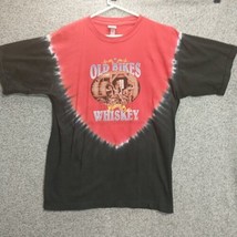 Old Bikes and Good Whiskey Both Get Better With Age Shirt Large Biker T-... - $24.74