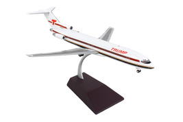Boeing 727-200 Commercial Aircraft Trump Shuttle White w Red Stripes Gemini 200 - £86.25 GBP