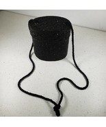 Vintage Inge Christopher Black Beaded Evening Cocktail Clutch Shoulder B... - €42,43 EUR