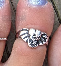 Elephant Toe Ring - SOLID - sterling stamped - 925 silver - luck - - $236.60 MXN