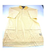 Tommy Hilfiger Shirt Mens Large Yellow White Striped Polo Short Sleeve P... - $11.76 CAD