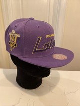 Los Angeles Lakers 2009 NBA Champs snapback cap Mitchell &amp; Ness Adult - £11.84 GBP
