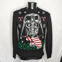 Star Wars Men&#39;s Sweater - Xmas Sweater Pullover Black Medium - $19.00