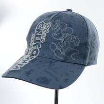 Disney California Adventure Baseball Hat Cap Blue Embroidered Adult Stra... - £21.39 GBP