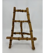 Vintage Norleans (?) Chinoiserie  Bamboo 10” Display Easel Classic Cotta... - $42.05 CAD