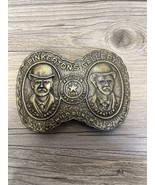 Butch Cassidy Sundance Kid Pinkerton&#39;s Gallery VTG Belt Buckle Wild West... - $9.91