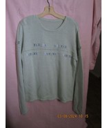 Cherokee Women’s Embroidered Light Green Sweater XL - $12.28 CAD
