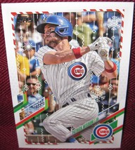 2021 Topps Holiday Metallic #HW70 Patrick Wisdom Chicago Cubs - £3.98 GBP