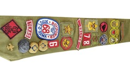 Vintage boy Scout lot. Pat 1911 pin 50&#39;s 60&#39;s patches - £110.38 GBP
