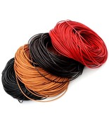 Genuine Leather Round Cord Thong Rope DIY Jewelry Necklace Making 1-5mm ... - $9.13 CAD+