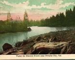 Reservoir Water For Electric Power Nevada City California CA 1914 Postca... - $20.74