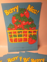 1982 Teacher Classroom Supplies: 9&quot;x5&quot; Motivation Award: Berry Nice! - $1.00
