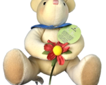 Hallmark Pitter Patter Bear Plush Stuffed Animal Pale Yellow 8&quot; Loved On... - $14.99