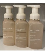 3 Pack~Palo Santo + Sage Gentle Foaming Hand Soap Bath &amp; Body Works 8.75 Oz - £18.65 GBP