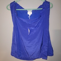 Cami NYC 100% Style Jade Silk Blouse Royal Blue NWT - £79.32 GBP