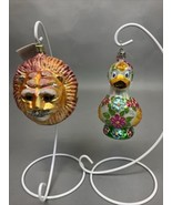 Radko Lion + Webby Rosenquacker Christmas Ornaments / Damaged - £15.67 GBP