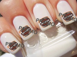 Live To Ride, Ride To Live Harley Motorcycle Salon Quality Nail Art Decals - $362.89 MXN