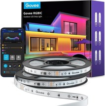 Govee WiFi Outdoor LED Strip Lights Waterproof, 2 Rolls Of 32.8 Ft  (H6173) - £63.31 GBP