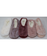 Women&#39;s Faux Fur Indoor Slipper Socks w/ Grippers Lot of 5 Styles Small ... - $27.60