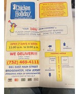 Vintage 1997 Chicken Holiday NJ Menu *Folded/Nice* BT - $192.73 MXN