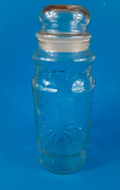 VTG 1980 Planters Peanuts Starburst Glass Jar With LID 10&quot; 1906 - 1981 - £10.94 GBP