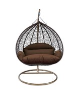 LeisureMod Outdoor Swing Chair - Hanging Egg Chair with Stand, Durable B... - $1,022.14