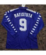 Fiorentina 1998/98 Home Long Sleeve Shirt Name Set BATISUTA#9 - $38.00