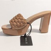 Rachel Zoe Gabrielle Light Brown Faux Leather Heel Sandals Size  6.5 New... - £38.68 GBP