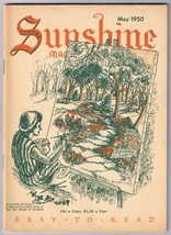 Vintage Sunshine Magazine May 1950 Feel Good Easy To Read - $3.95