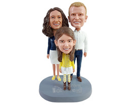 Custom Bobblehead Trendy family wearing gorgeous clothes on a nice day - Parents - £184.29 GBP