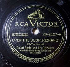 Count Basie - Open The Door Richard! / Me And The Blues - RCA Victor 20-2127 78 - £13.84 GBP
