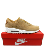 Nike Air Max 90 Premium Mens Size 10.5 Flax Sail Shoes NEW HJ3153-200 - $99.95