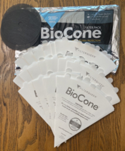 FilterQueen BioCone Filter Pack Lot of 17 Bio Cones, 2 Motor Guard Semi-... - $49.00