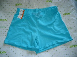 Wonder Nation Girls Pull On Rolled Cuff Shorts Size XX-Large (18) Blue New - £7.03 GBP